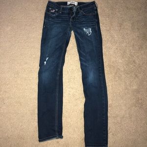 Distressed Hollister Jeans